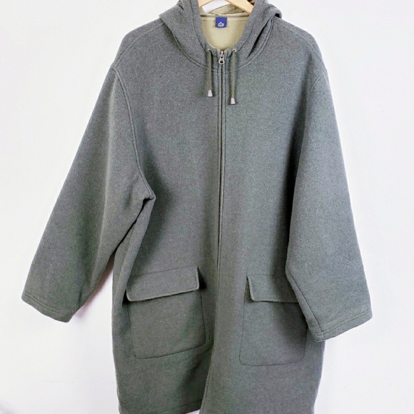 Lands' End Other - Lands End - Vintage Army Green Wool Field Coat …